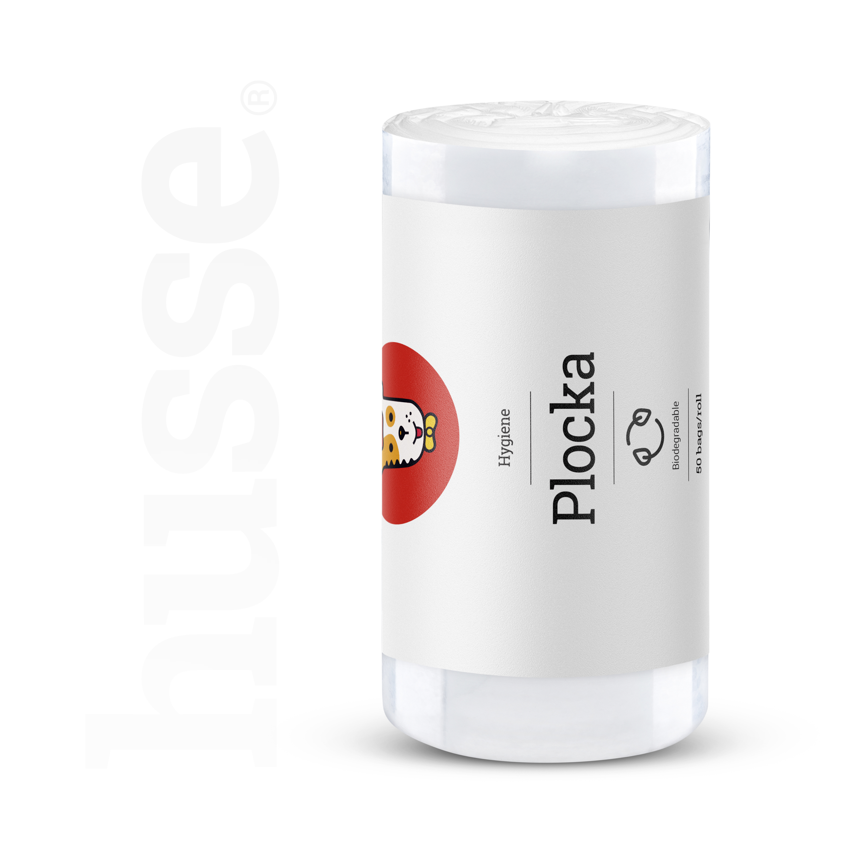 Plocka, 50 bags/roll | Eco-friendly poop bags made of corn starch