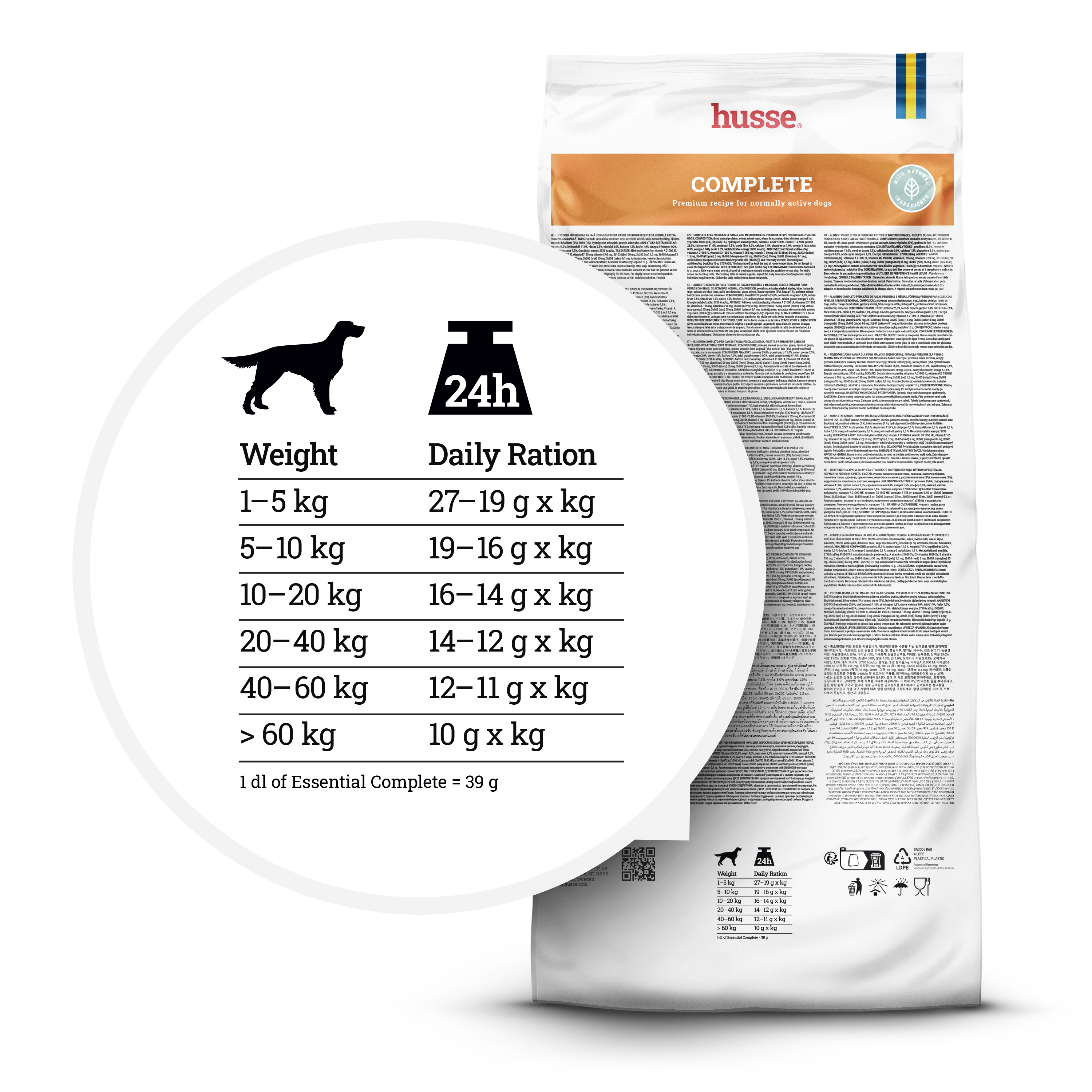 Complete (formerly Pro Prima), 15 kg | Premium recipe for small or medium sized dogs