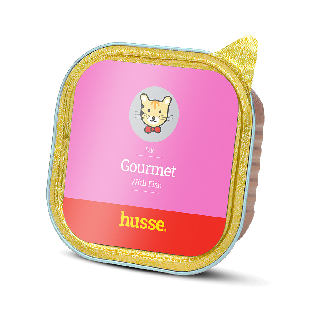 Gourmet, pâté with fish, box | 32 alutrays of tasty pâté for cats