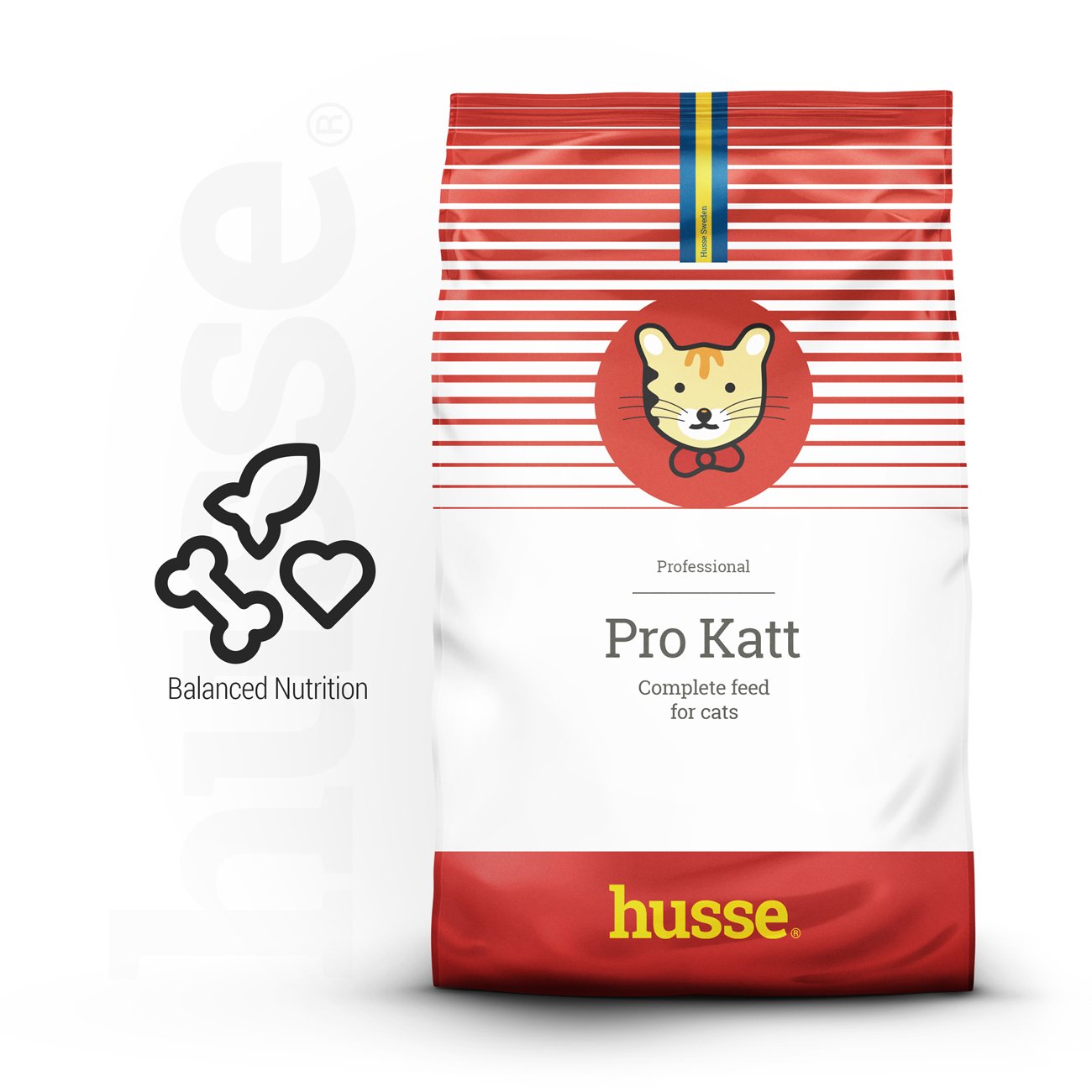 Pro Katt, 2 x 15kg - Husse Natural Complete Adult Dry Cat Food Chicken Based Added Taurine