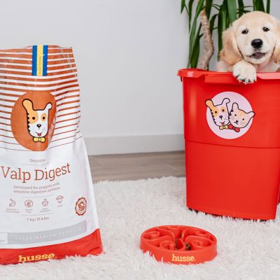 Sensitive Valp Digest, 2 x 12.5kg - Husse Natural Complete Puppy Dry Dog Food Lamb & Rice Gluten-Free Hypoallergenic