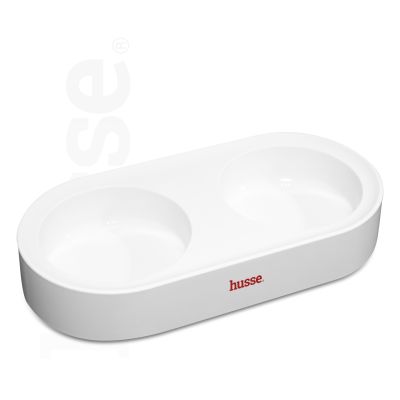 Dubbel, 1 pc | Double pet bowl made from durable plastic