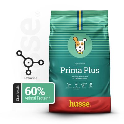 Prima Plus, 2kg - Husse Natural Complete Adult Dry Dog Food Chicken Based Weight Management