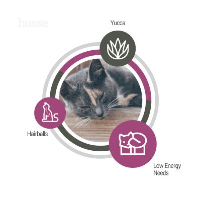 Exclusive Sterilised, 2kg - Husse Natural Complete Adult Sterilised Dry Cat Food Chicken Based Weight Management