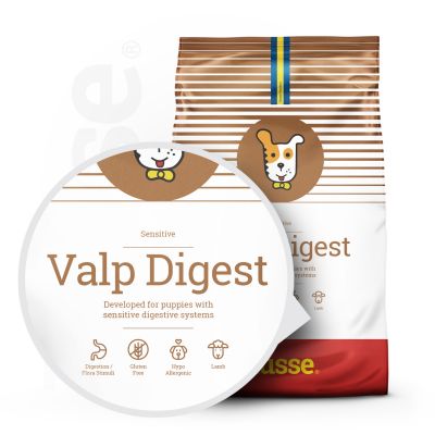 Sensitive Valp Digest, 2 x 12.5kg - Husse Natural Complete Puppy Dry Dog Food Lamb & Rice Gluten-Free Hypoallergenic
